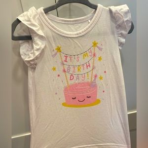 Little Sleepies Birthday Shirt Size 12-18 Months